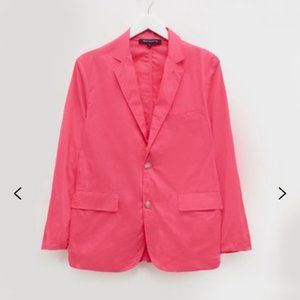NEW French Connection Agazia Single Breasted Raspberry Sorbet Blazer sz M